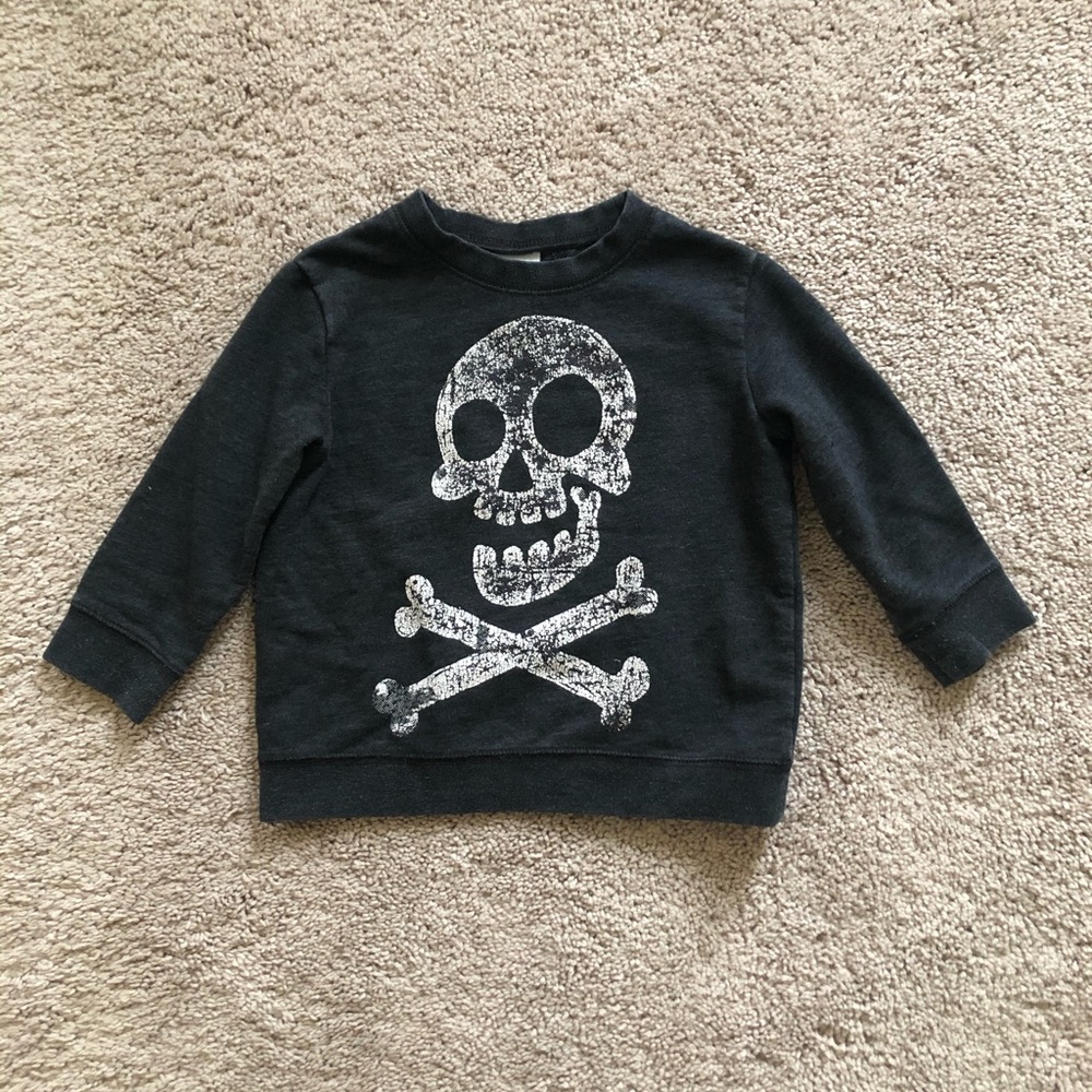 Toddler skull sweatshirt